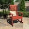 Highwood Usa Lehigh Rocking Chair Outdoor Furniture for Patio, Backyard, Garden AD-RKCH1-RED - alternate 2